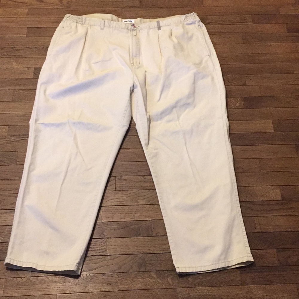 King Size Pleated Khaki Pants
